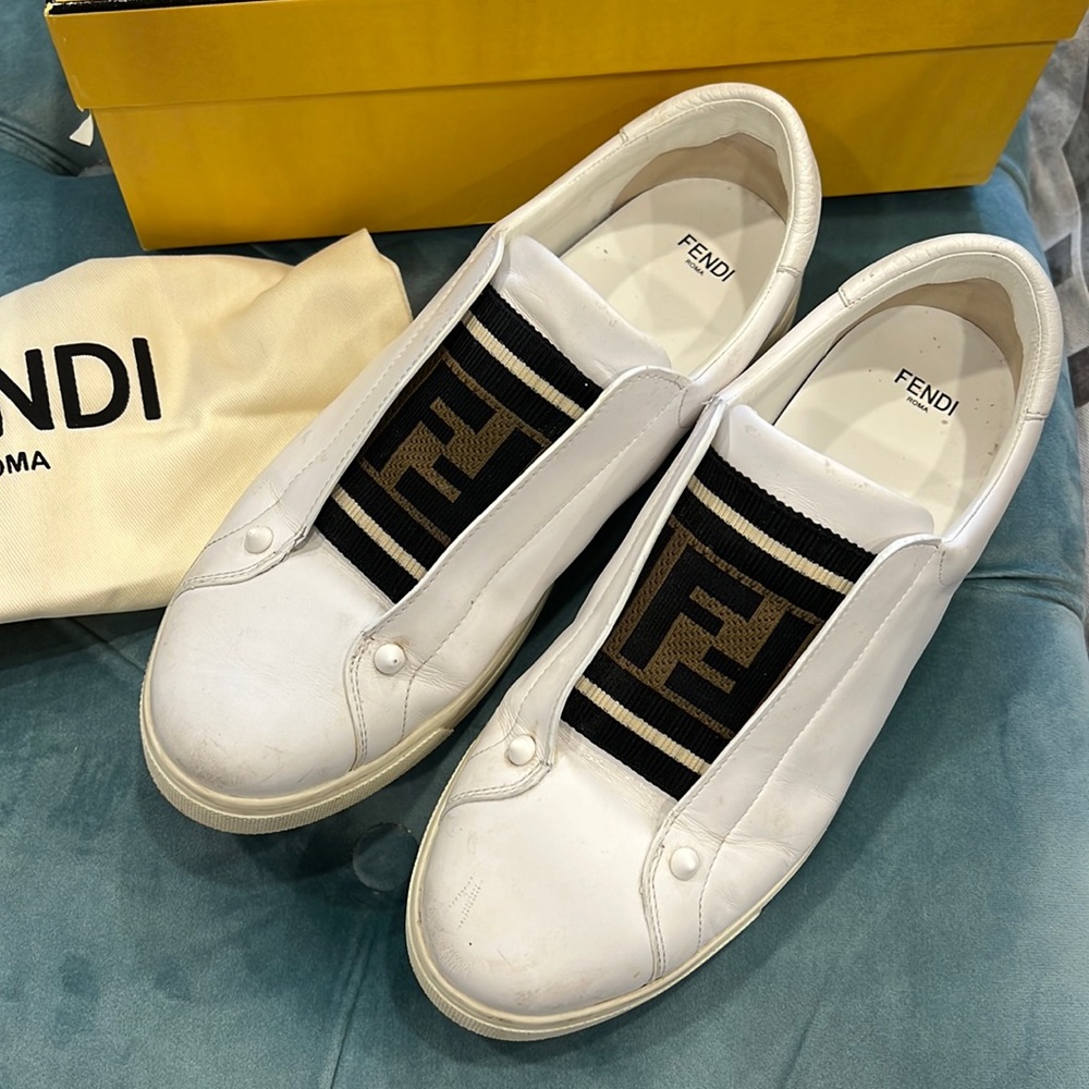 Fendi slip on sneakers